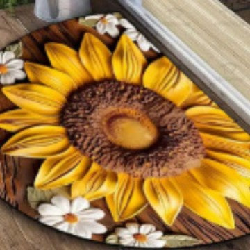 Floral Non-Slip Floor Mat