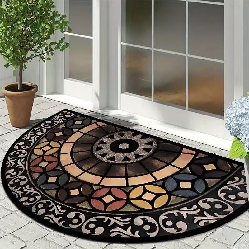 Floral Non-Slip Floor Mat