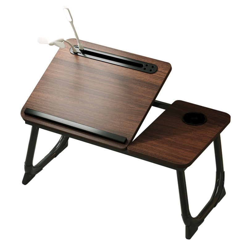 Adjustable Folding Desk with Cup Holder