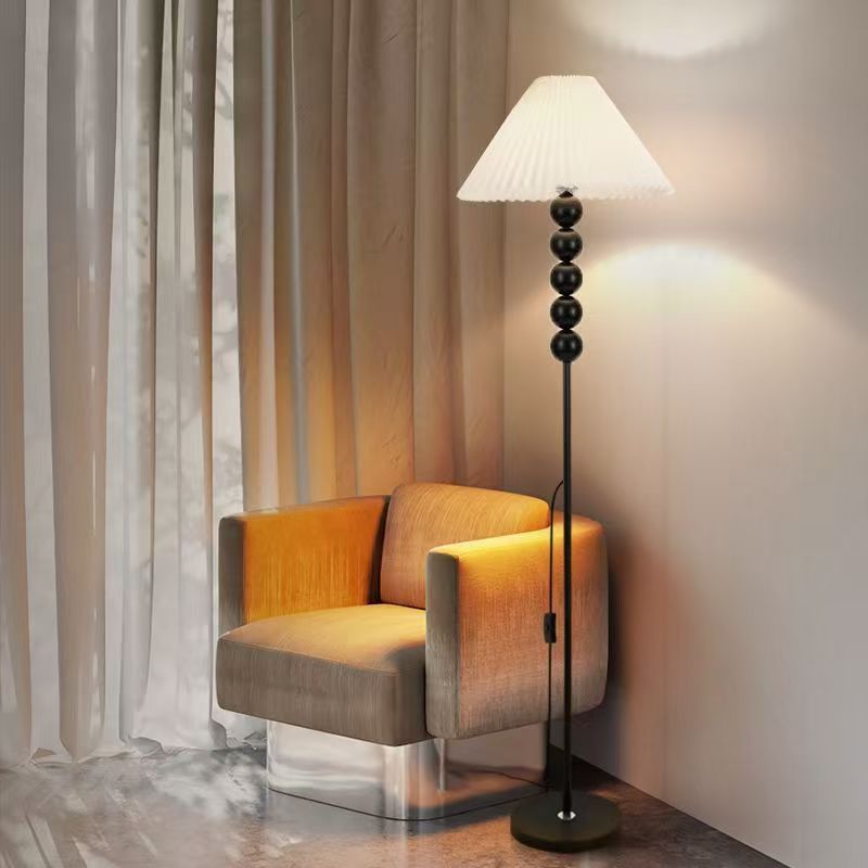 French Retro Cream Floor Lamp